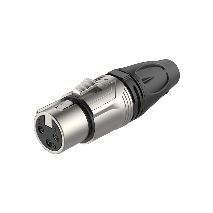 Roxtone RX3F-NT — роз'єм XLR 3-pin female (мама), кабельний