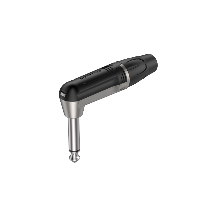 Roxtone RJ2RP-NN — роз'єм Jack 6,3 мм моно, кутовий гітарний