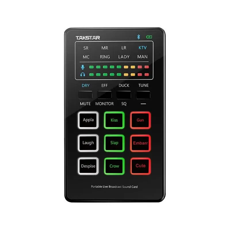Takstar MX1 mini Set — комплект для стріму та караоке (звукова карта + мікрофон + навушники) фото 2