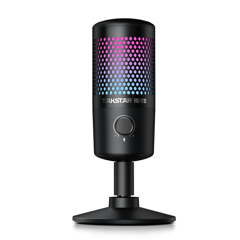 Takstar GX1 — USB-мікрофон для запису та стрімінгу з RGB-підсвіткою