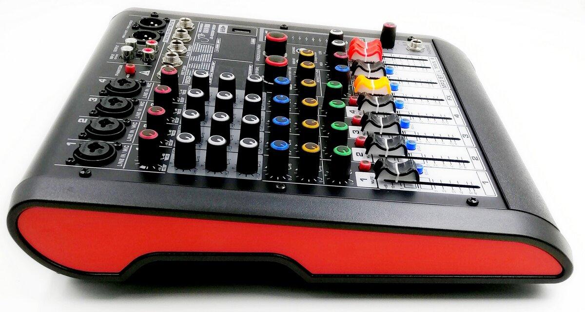 JB sound JB-400DSP — мікшерний пульт 4 канали з 32-біт процесором ефектів