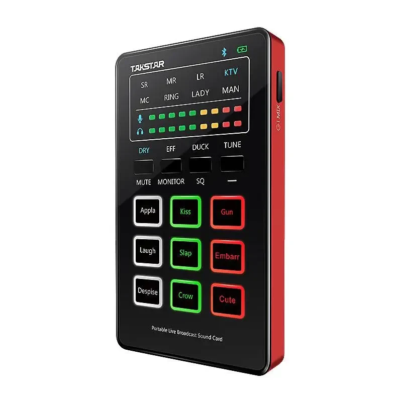 Takstar MX1 mini Set — комплект для стріму та караоке (звукова карта + мікрофон + навушники) фото 3