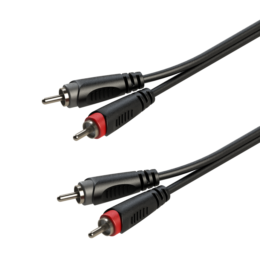 Roxtone RACC130L2 — готовий аудіокабель 2 × RCA — 2 × RCA, 2 м